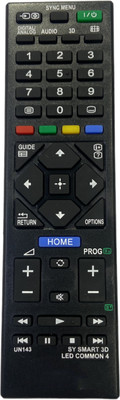 RE L Soni LEd Tv Remote Soni Led Tv Remote Controller(Black)