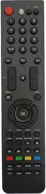 BhalTech LCD LED Smart TV Remote Control Compatible for Croma Remote Controller(Black)