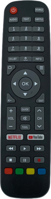 NixGlobal HTR-A10E Remote Compatible with HAIER 4K SMART LED LCD TV Remote Controller(Black)