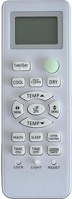 Rohit Electronics Remote Control Compatible For Haier AC With SELF Clean Button NA Remote Controller(White)