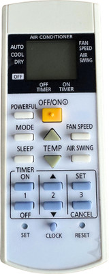 MechFox Air Conditioner Remote Compatible with Split AC Remote |AC-29C| PANASONIC (Sleep Key) Remote Controller(White)