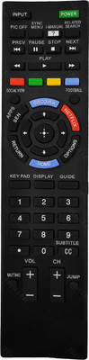 Techleo Sony Remote compatible with Sony LED/LCD/Plazma TV Sony TV Remote Controller(Black)