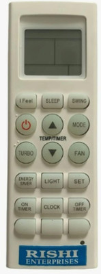 RISHI ENTERPRISES THIS REMOTE IS COMPATIBLE FOR AC REMOTE 36F LG Remote Controller(White)