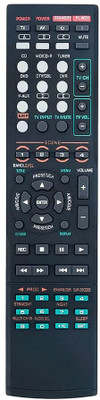 7SEVEN Compatible for Yamaha RAV284 AV Receiver HTR Remote Controller(Black)