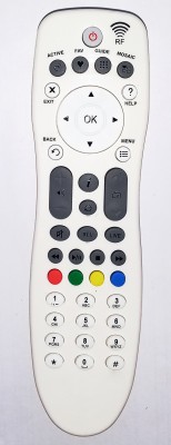 PMRK BEST IN BEST COMPATIBLE FOR  D2H SET TOP BOX REMOTE VIDEOCON Remote Controller(White)