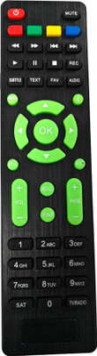 Ehop HD-18 COMPATIBLE REMOTE CONTROL FOR STC H500 HD  MPEG-4-HD-7 DTH FELTRON Remote Controller(Black)