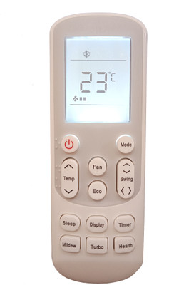 LipiWorld 191 (Health) AC Remote with Display Light Backlight (Old Remote Exactly Same Remote Will Only Work) Compatible For Godrej AC Remote Controller(Grey)