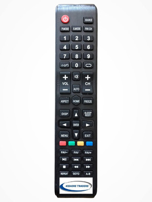Kishore Traders Compatible Remote Control For Aiwa Led Tv Aiwa Smart Led Tv, Aiwa Smart Led Tv AS55UHDX1 Remote Controller(Black)