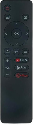 NixGlobal C00CAA SMART LED1 Remote Compatible with COOCAA 4K SMART QLED LED LCD TV Remote Controller(Black)