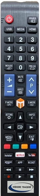 Kishore Traders Compatible Remote Control For  Adsun Smart Led Tv Remote Controller(Black)