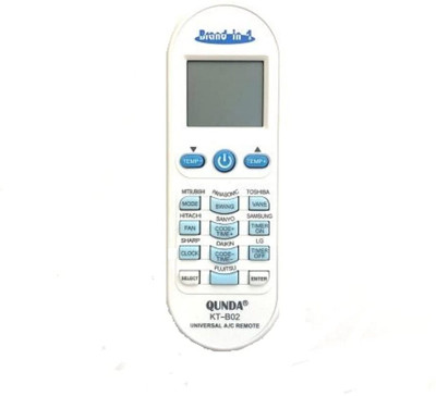 LUNAGARIYA AC Remote No.161, Compatible with  AC Remote Control UNIVERSAL Remote Controller(White)