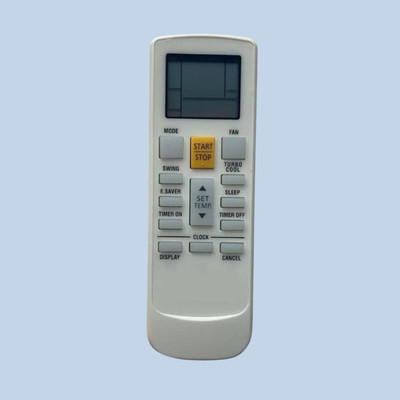 Ethex Re-231 compatible for Croma Air Conditioner Remote Control Re-231 compatible for Croma Ac remote Remote Controller(White & Black)
