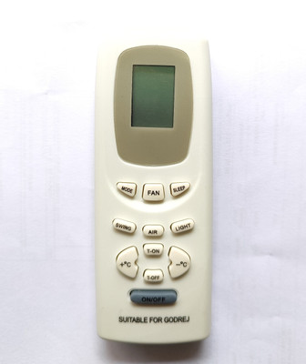 Harsh Enterprises Godrej 1 Ton, 1.5 Ton, 2 Ton Split/window AC remote control Suitable for Goodrej AC Remote with Battery FREE Godrej Remote Controller(White)