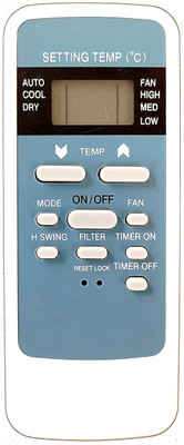 HDF Compatible for Hitachi AC (137A-AC) Hitachi AC Remote Controller(Multicolor)