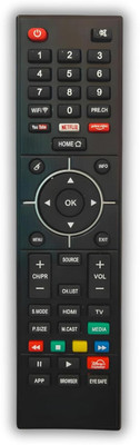 Tke Remote Control COMPATIBLE for SKYWALL Smart LCD LED TV SKY-WALL Remote Controller(Black)