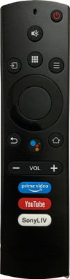 NixGlobal TH0MSON K0DAK with BLUET00TH VOICE Remote Compatible with THOMSON / KODAK 4K SMART LED LCD TV Remote Controller(Black)