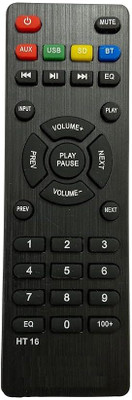 Kritex Compatible with no.580 ZEBRONICS Home Theater Remote Remote Controller(Black)