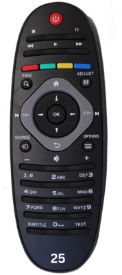 Upix URC120 LCD/LED TV Remote URC120 (No DTH) LCD/LED Remote Compatible for Philips LCD/LED TV (EXACTLY SAME REMOTE WILL ONLY WORK) Remote Controller(Black)