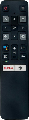 Xpecial ADRC802V with Voice Control Function Remote Compatible with TCL 4K SMART LED LCD TV Remote Controller(Black)