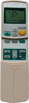 OKDEAL 1 Year Warranty AC-59 AC Remote Compatible for DAIKIN AC Remote Controller(White)