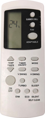 Ehop Compatible Remote Control for AC with Silent Clean Function AC-210G Godrej Remote Controller(White)