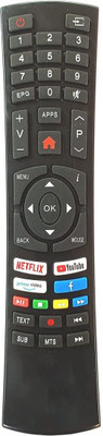 Xpecial IM-PEX SMART LED Remote Compatible with IMPEX SMART ANDROID LED LCD TV Remote Controller(Black)
