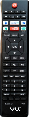 MechFox Television Remote Control Compatible for LED/LCD | RM-42 | VU Remote Controller(Black)