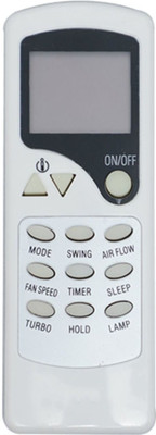 NixGlobal 7B AC Remote Compatible for ELECTROLUX / RELIANCE RECONNECT / GODREJ / VOLTAS AC Remote Controller(White)