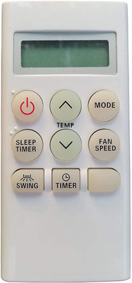 TVE VE-114 AKB73756202 LG AC Remote Compatible with  Remote Control LG Remote Controller(White)