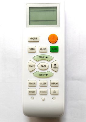 Harsh Enterprises AC-131E Compatible for Godrej AC remote control goodrej 3 star, 4star, 5 star AC Remote with Battery Godrej Remote Controller(White)