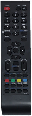 NixGlobal MX06 Remote Compatible for MICROMAX / VU SMART LED LCD TV Remote Controller(Black)