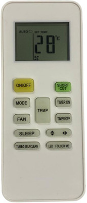 Naviscinest AC Remote Control Compatible/Replacement Remote No. 142 Voltas Remote Controller(White)
