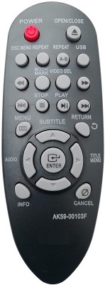 Nij AK59-00103F DVD Player Compatible For DVD Remote Control SAMSUNG Remote Controller(Black)