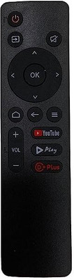TIZOQ Non Voice Supported Remote Control Compatible for Coocaa Smart TV (OEOE) Coocaa Smart Smart TV Remote Controller(Black)
