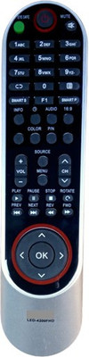 Akshita LED-4200FHD TV Compatible Smart LED LCD TV Remote Control INTEX Remote Controller(Black)