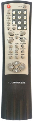 BhalTech Universal Remote Compatible for (Work with All Most)  TCL TV Remote Controller(Black)