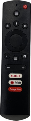Pyai Remote Control 758 Compatible for Infinix LED TV (Without Voice function) Remote Controller(Black)
