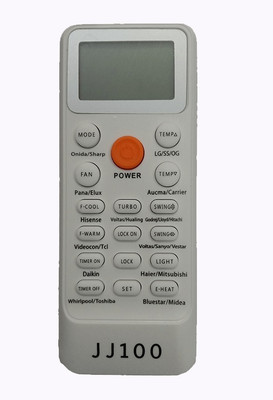 TIZOQ Replacement Universal Remote Control Compatible for Most AC AC (JJ100) Universal AC Remote Controller(White)