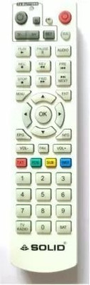 Pyai New Solid 6363 Remote Compatible with Solid Set Top Box Remote Controller(White)