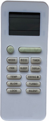 NixGlobal 221 AC Remote Compatible for GODREJ AC Remote Controller(White)