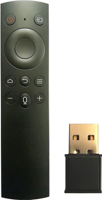 HDF Replacement Remote Control Compatible for F&D Smart Remote With Voice Supported Compatible for F&D Smart TV F&D Smart TV, Micromax Smart TV, Akai Smart TV, Hyundai Smart TV Remote Controller(Black)