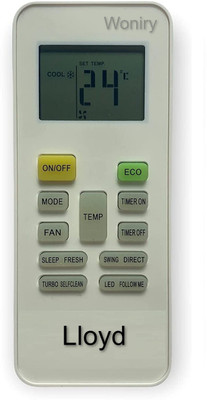 Woniry AC Remote No. 149, Compatible for L loyd AC Remote Control lloyd, Bluestar Remote Controller(White)