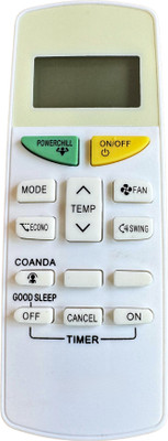 MechFox AC Remote Air Conditioner Remote Compatible with Split/Window AC Remote Control |AC-132E| DAIKIN Remote Controller(White)