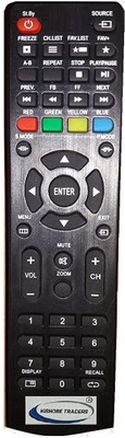 Kishore Traders Compatible Remote Control For Intex Led 22FHD Intex 2200FHD Led Remote Controller(Black)