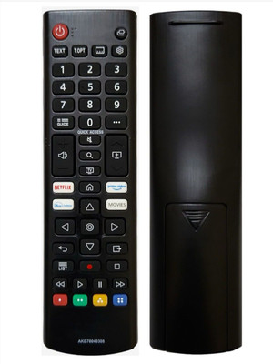 hybite Remote Control Compatible for AKB76040308 L-G Smart LED UHD TV Lg Remote Controller(Black)