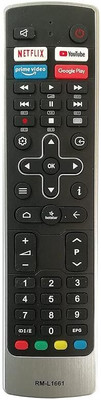 LUNAGARIYA Compatible Remote Control for Universal VU Smart Android LED TV Remote Controller(Black)