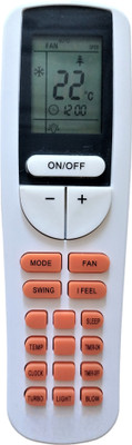 ERNIL AC Remote Compatible for Bluestar AC YAA1FB1 133 (Your Old Remote Must be Exactly Same) Remote Controller(White GREY)