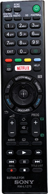 MechFox Television Remote Control Compatible for LED/LCD TV Model No.1275 | RM-71E| SONY Remote Controller(Black)