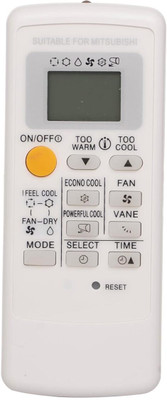 V4 Gadgets Compatible Replacement Remote Control for Air Conditioner, (Model No-YY 122) Mitsubishi Remote Controller(White)