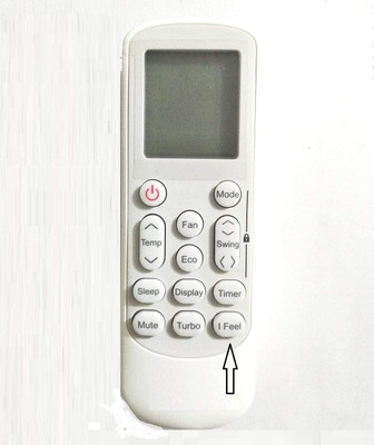 Naviscinest Compatible for AC Remote with I FEEL BUTTON ONIDA Remote Controller(White)